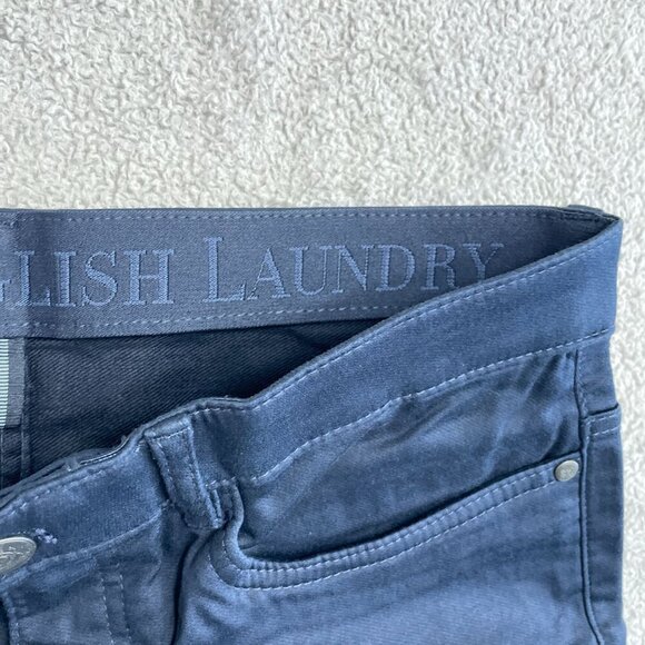 NEW English Laundry Men's 30x32 Straight Fit 5 Pocket  Pants Blue - Picture 7 of 8